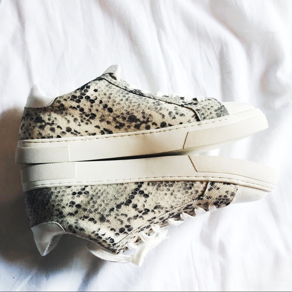Steve Madden Ramsey Low-Top Snakeskin Sneakers - Picture 9 of 13